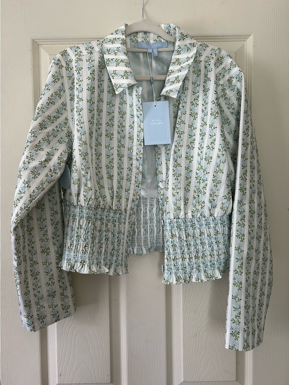 NWT Hill House Hunter Jacket in Brocade Vine Stripe XXL - Picture 2 of 6
